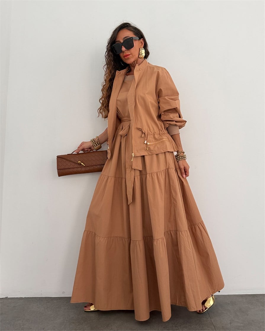 Monte Carlo Elbise Ceketli Takım Camel