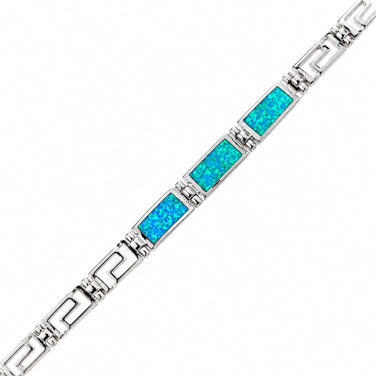Opal Taş | 925 Ayar Gümüş Gerçek Opal Taşlı Bileklik - Gümüş Kadın Opal Bileklik