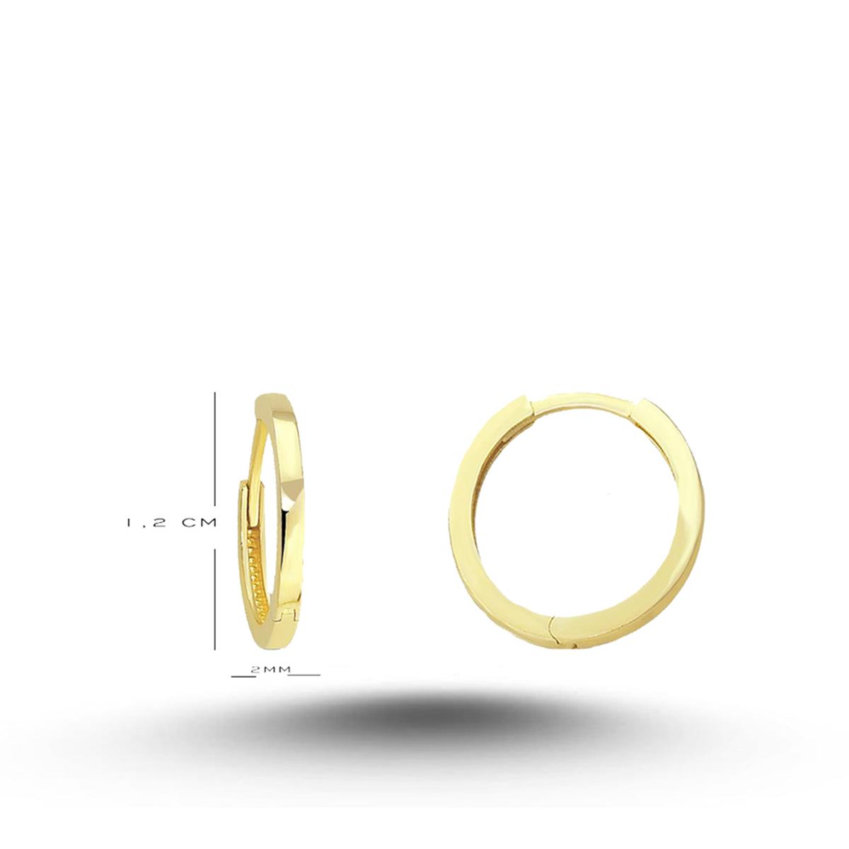 TAŞSIZ HAGİ KÜPE 1,2CM