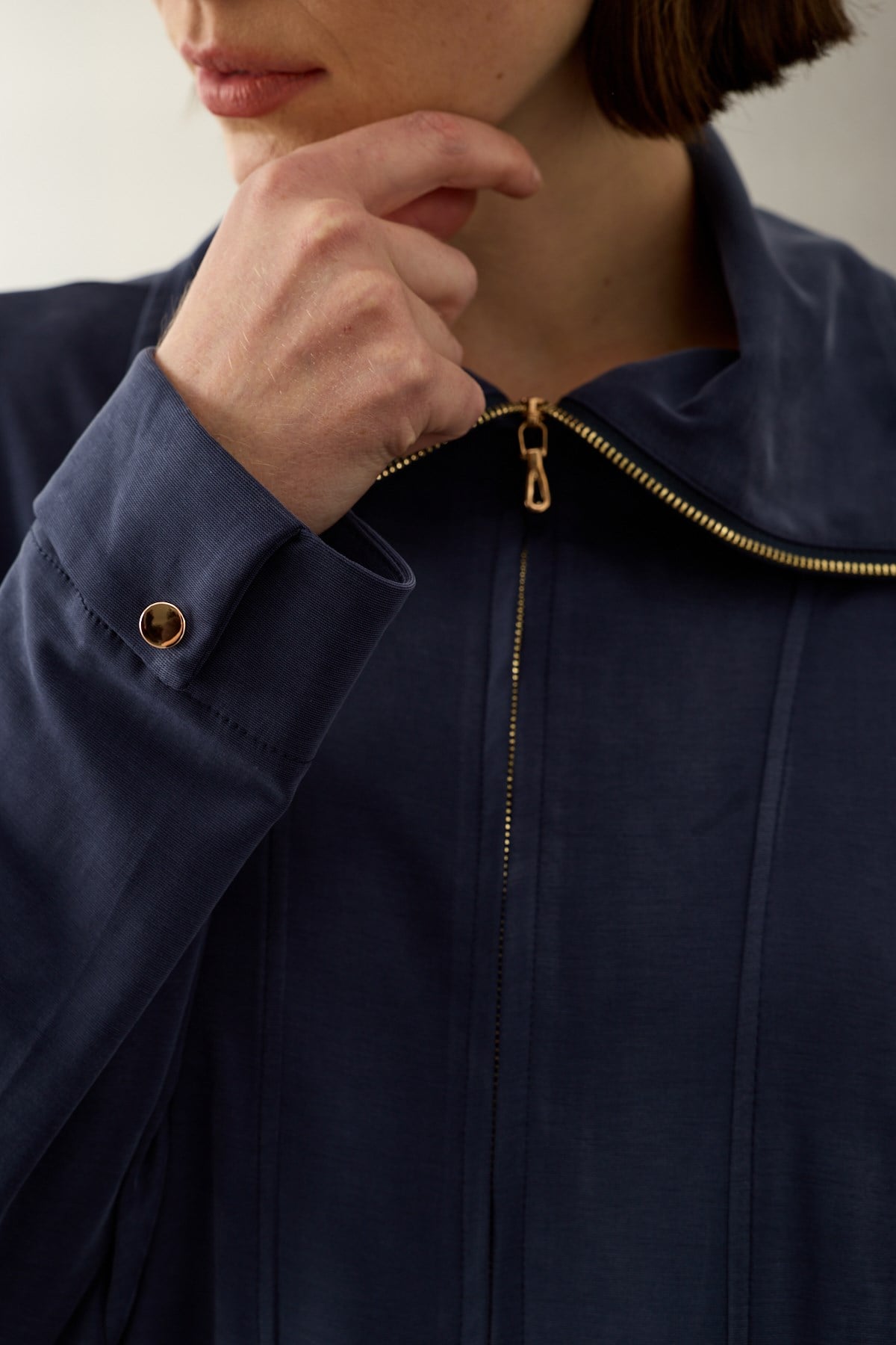 Belisa Fleto Cepli Örme Rayon Pantolonlu Takım LACİVERT