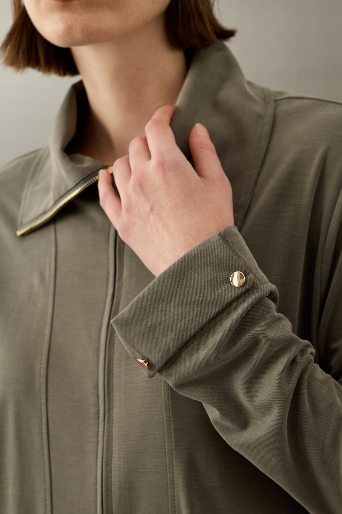 Belisa Fleto Cepli Örme Rayon Pantolonlu Takım HAKİ