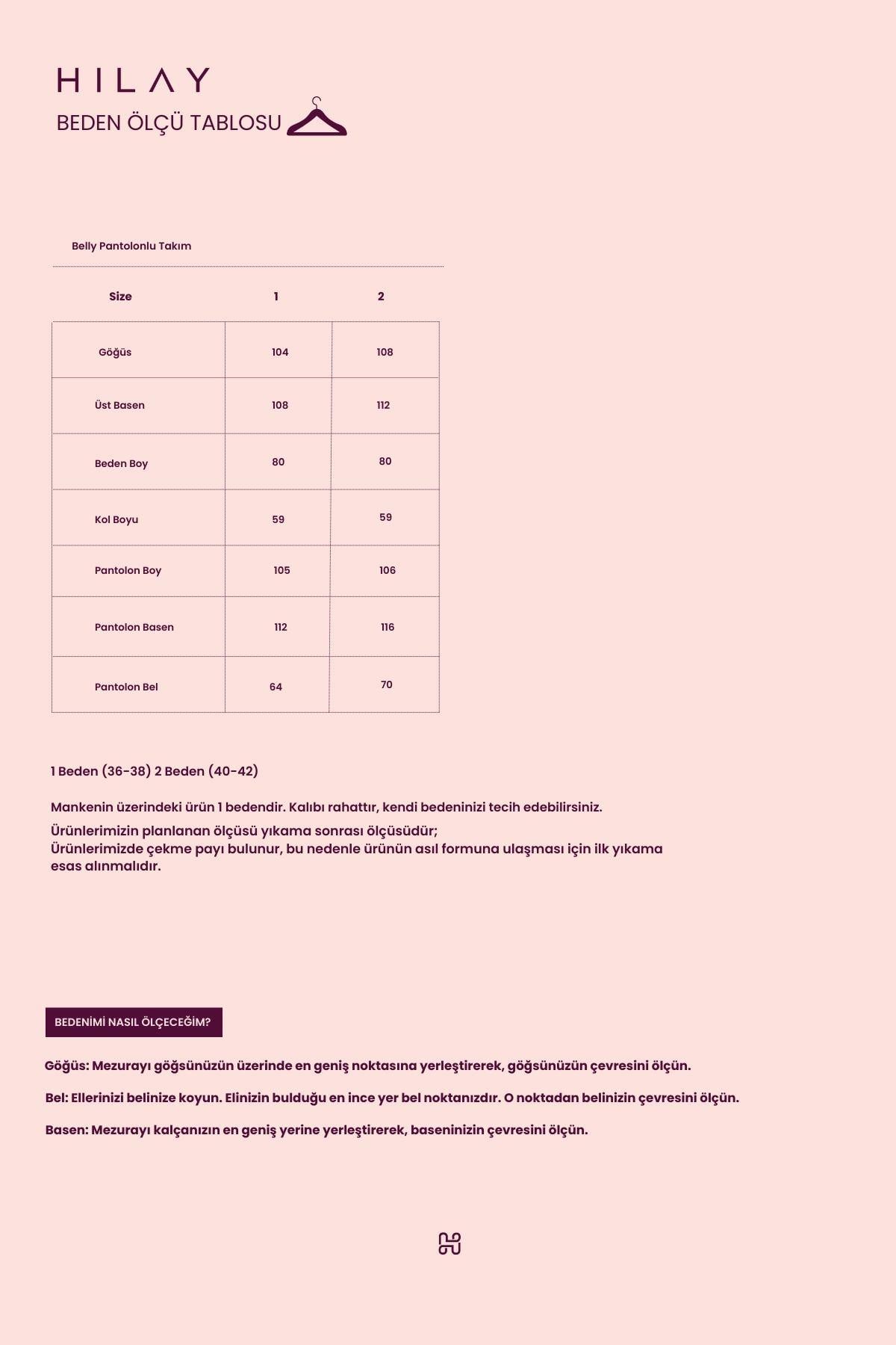 Belly Kontrast Dikiş Detaylı Pantolonlu Takım MÜRDÜM