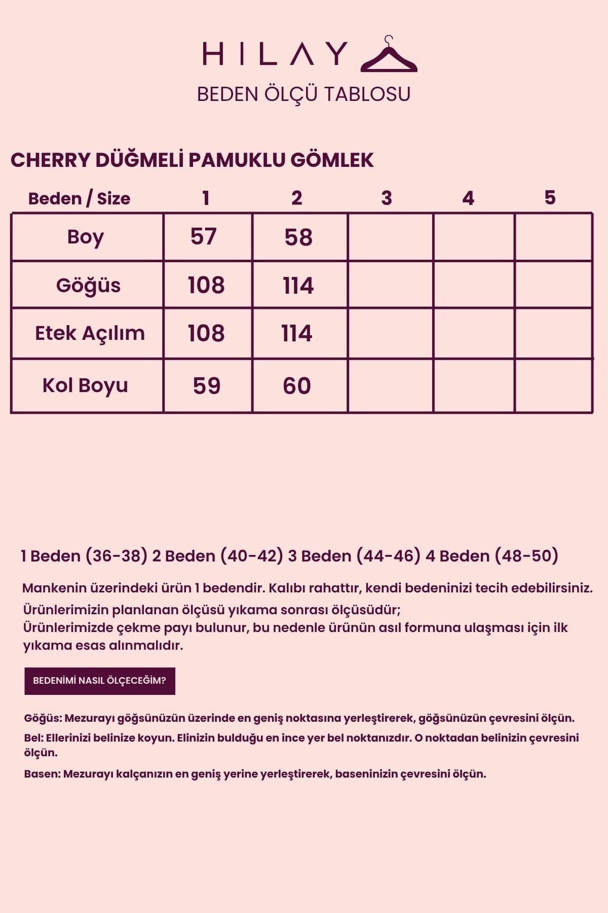 Cherry Dikiş Detaylı Pamuklu Gömlek SARI