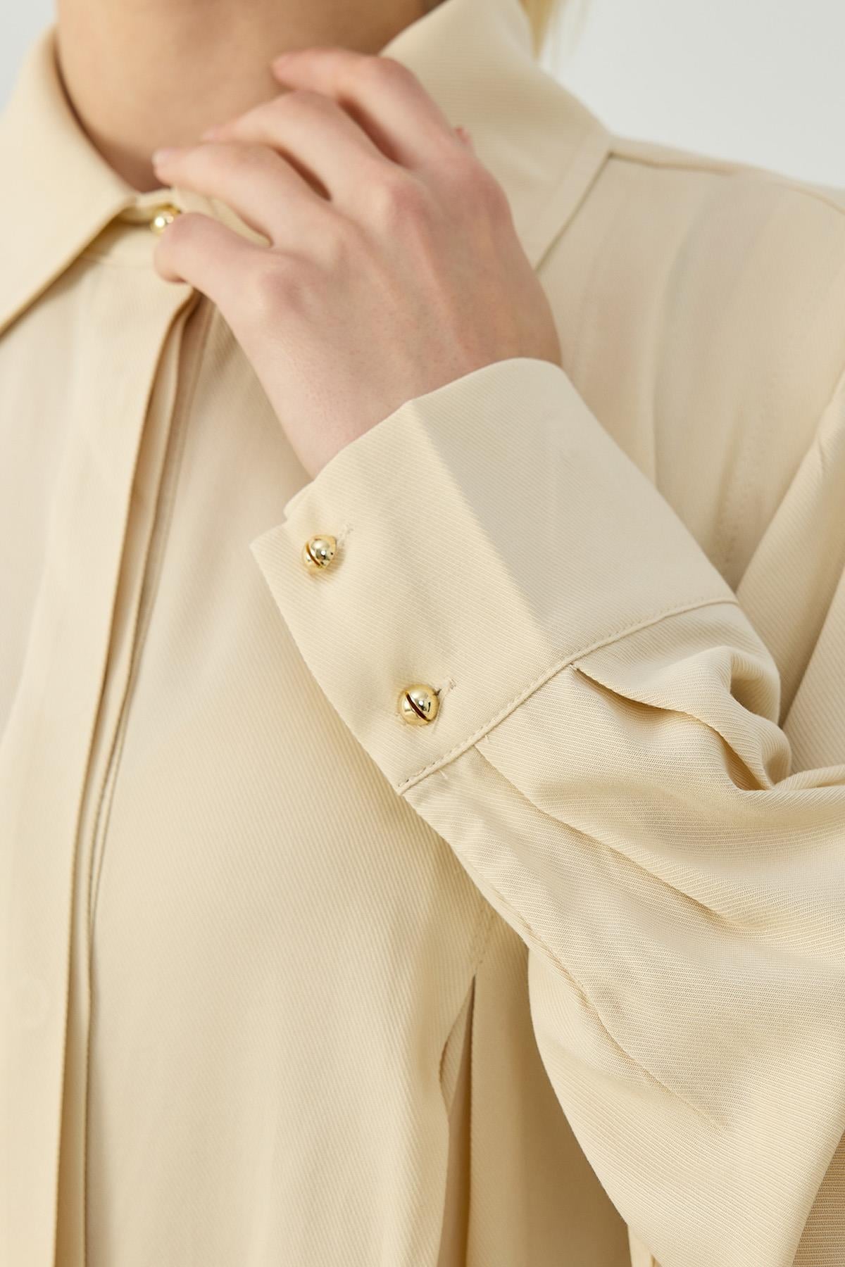 LIVA ETEKLİ TAKIM BEJ