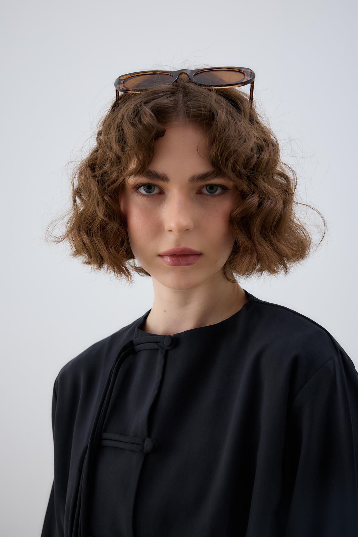 New Sofia Sosis Biyeli İçlik Elbiseli Takım SİYAH