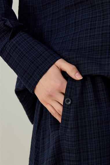 ALBEN ETEKLİ TAKIM LACİVERT