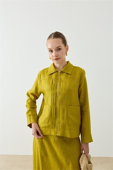 ALICIA KETEN ETEKLİ TAKIM YAĞ YEŞİLİ