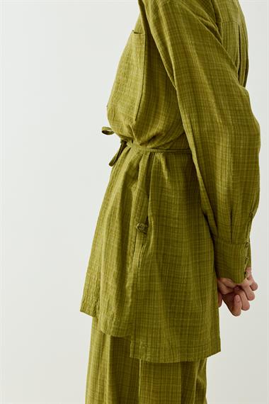 ALONA PANTOLONLU TAKIM YAĞ YEŞİLİ