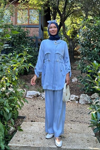 ALVIN PANTOLONLU TAKIM BEBE MAVİSİ