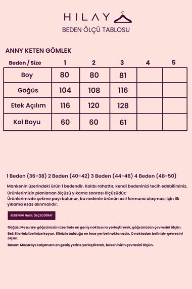 Anny Nakışlı Keten Gömlek LACİVERT