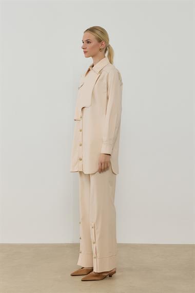 ARYA PANTOLONLU TAKIM KREM