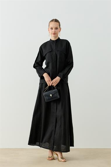 BERY ETEKLİ TAKIM SİYAH