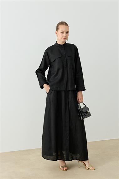 BERY ETEKLİ TAKIM SİYAH