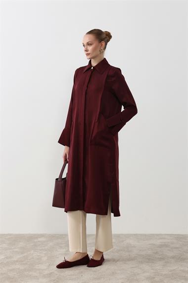 Calvin Aller Cep Detaylı Uzun Tunik MÜRDÜM