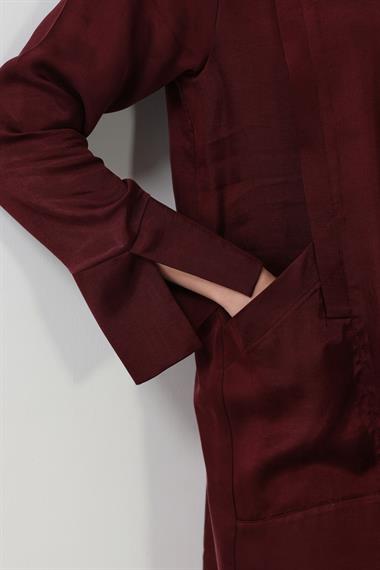 Calvin Aller Cep Detaylı Uzun Tunik MÜRDÜM