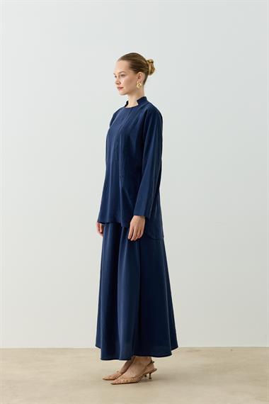 CAMELIA ETEKLİ TAKIM LACİVERT