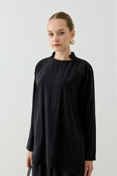 CAMELIA ETEKLİ TAKIM SİYAH