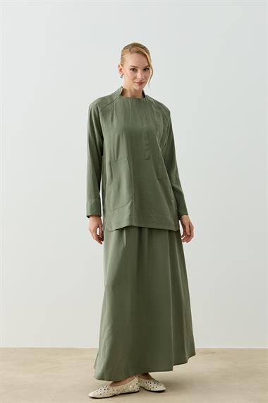 CAMELIA ETEKLİ TAKIM ZÜMRÜT