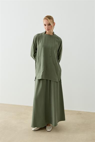 CAMELIA ETEKLİ TAKIM ZÜMRÜT