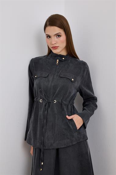 Candy Belden Bağcıklı Etekli Takım SİYAH