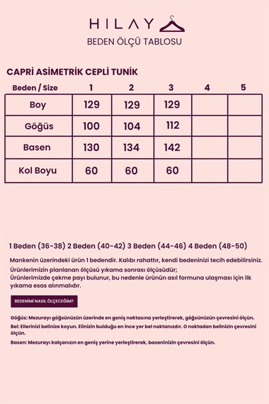 Capri Asimetrik Cepli Uzun Lyocell Tunik SİYAH