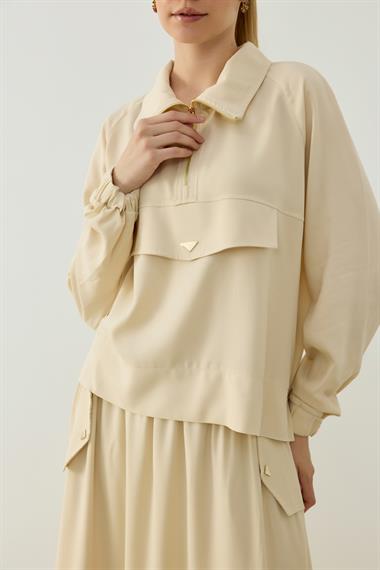 COSTA ETEKLİ TAKIM BEJ