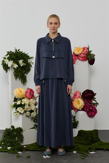 COSTA ETEKLİ TAKIM LACİVERT