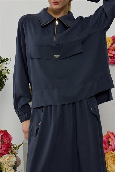 COSTA ETEKLİ TAKIM LACİVERT