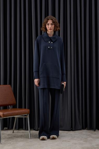 Dakota Kanguru Cepli Eşofman Pantolonlu Takım LACİVERT