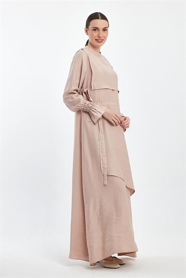 DARIA ELBİSE BEJ