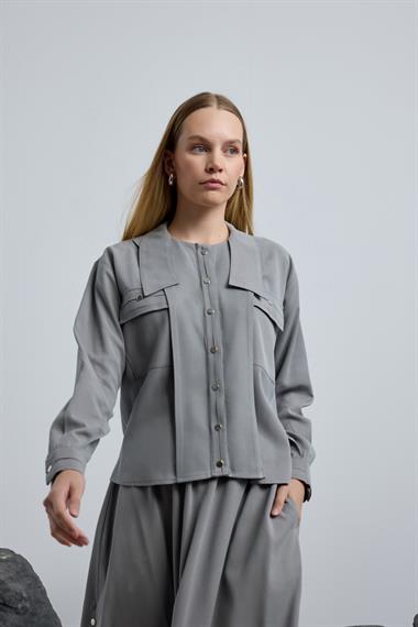 DAVIS ETEKLİ TAKIM GRİ