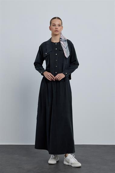 DAVIS ETEKLİ TAKIM SİYAH