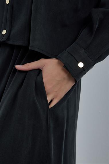 DAVIS ETEKLİ TAKIM SİYAH