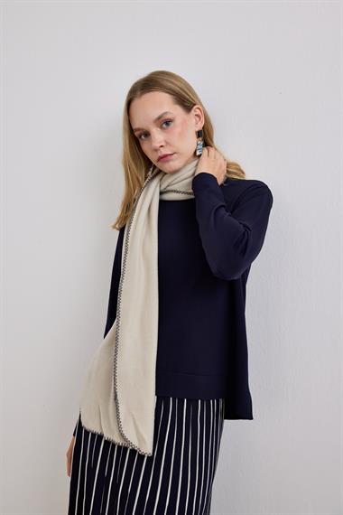 Diamond Piliseli Triko Etekli Takım LACİVERT