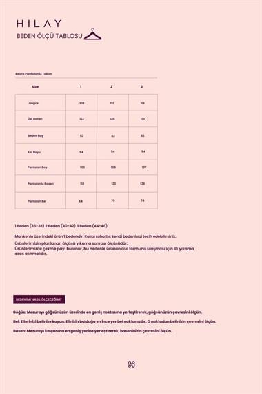 Edora Fermuarlı Kumaş Garnili Pantolonlu Takım HAKİ