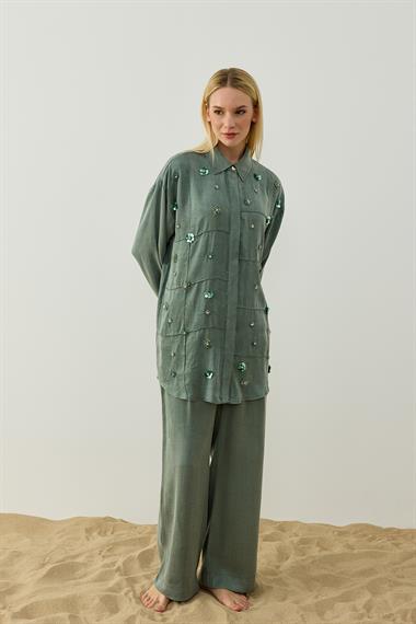 FELIX PANTOLONLU TAKIM ZÜMRÜT