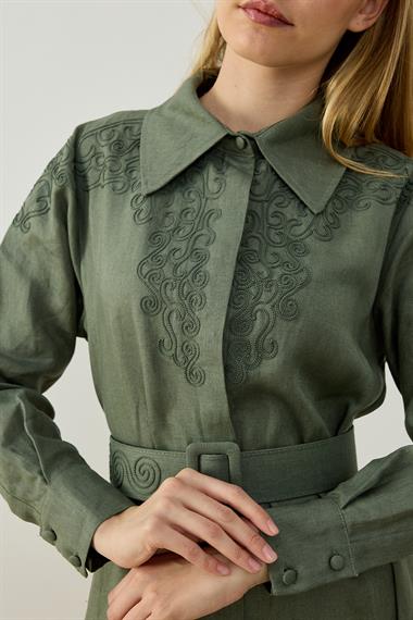 FRIDA ELBİSE ZÜMRÜT