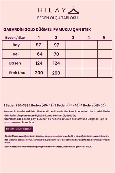 Gabardin Gold Düğmeli Pamuklu Çan Etek BEYAZ