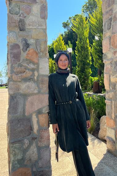 Gloria Geniş Manşetli Pantolonlu Takım HAKİ