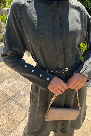 Gloria Geniş Manşetli Pantolonlu Takım HAKİ