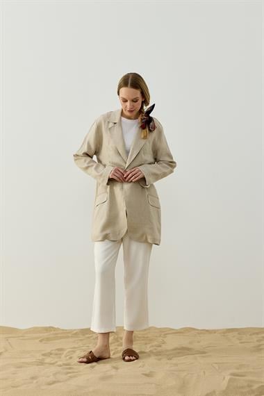 GRACE BLAZER CEKET NATURE