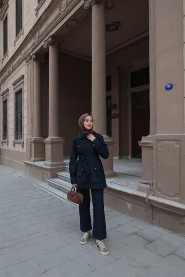 HAWANA PANTOLONLU TAKIM LACİVERT