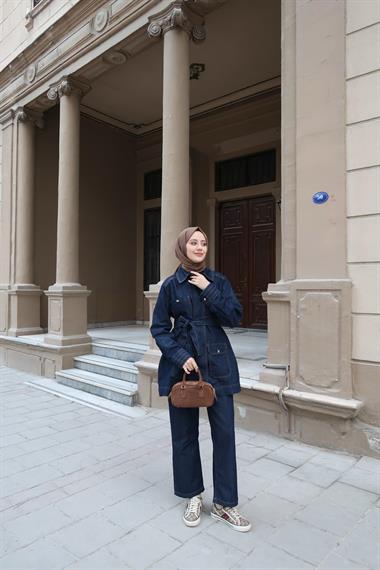 HAWANA PANTOLONLU TAKIM LACİVERT