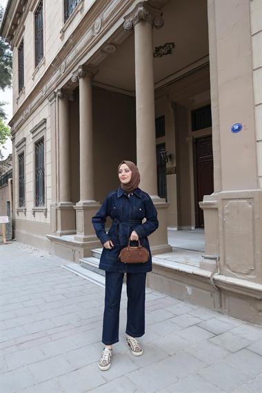 HAWANA PANTOLONLU TAKIM LACİVERT