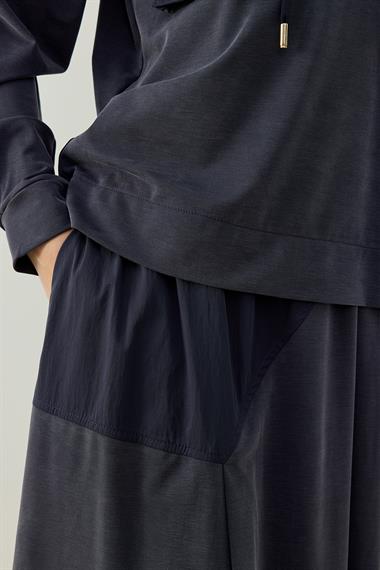 HAZEL ETEKLİ TAKIM LACİVERT