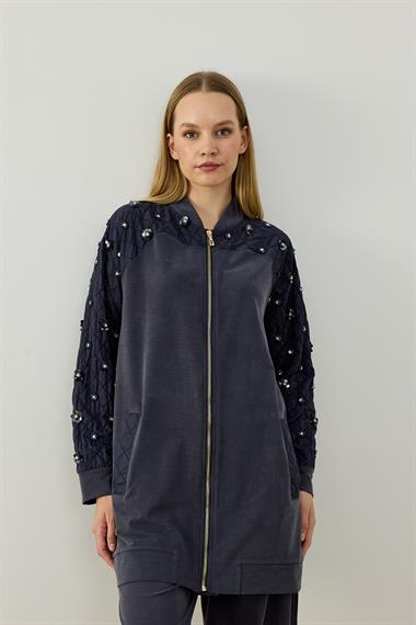 HELEN PANTOLONLU TAKIM LACİVERT