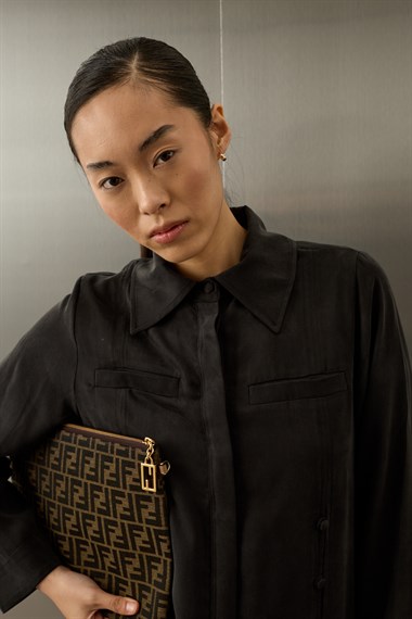 Henry Britli Lyocell Pantolonlu Takım SİYAH