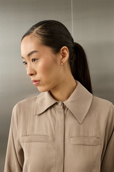 Henry Britli Lyocell Pantolonlu Takım VİZON