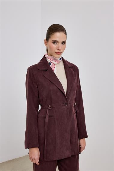 İbiza Ceketli Pantolonlu Takım MÜRDÜM