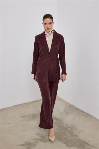 İbiza Ceketli Pantolonlu Takım MÜRDÜM